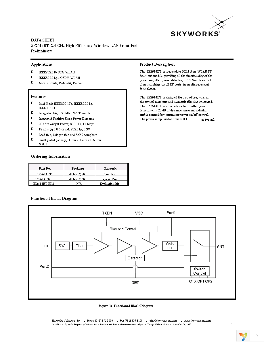 SE2614BT-EK1 Page 1