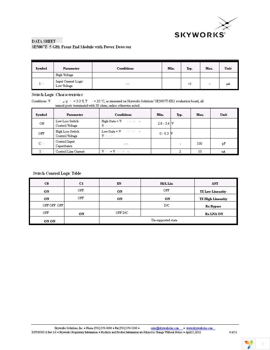 SE5007T-EK1 Page 4