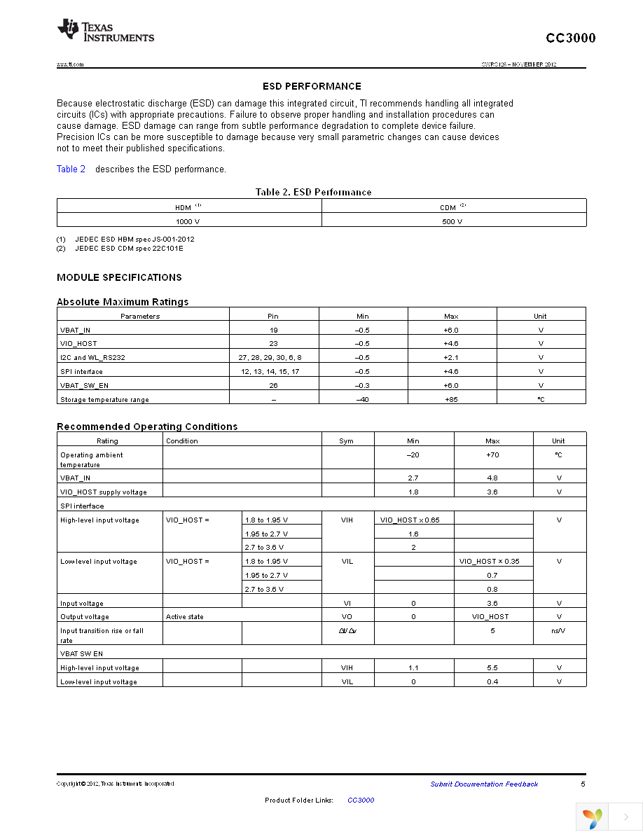 CC3000EM Page 5