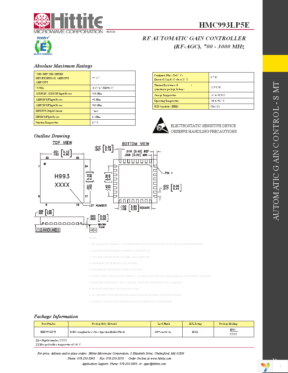 EVAL01-HMC993LP5E Page 16