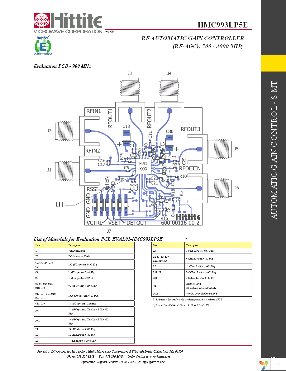 EVAL01-HMC993LP5E Page 20