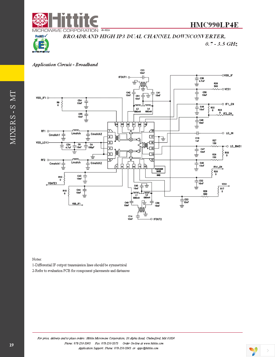 EVAL01-HMC990LP4E Page 21