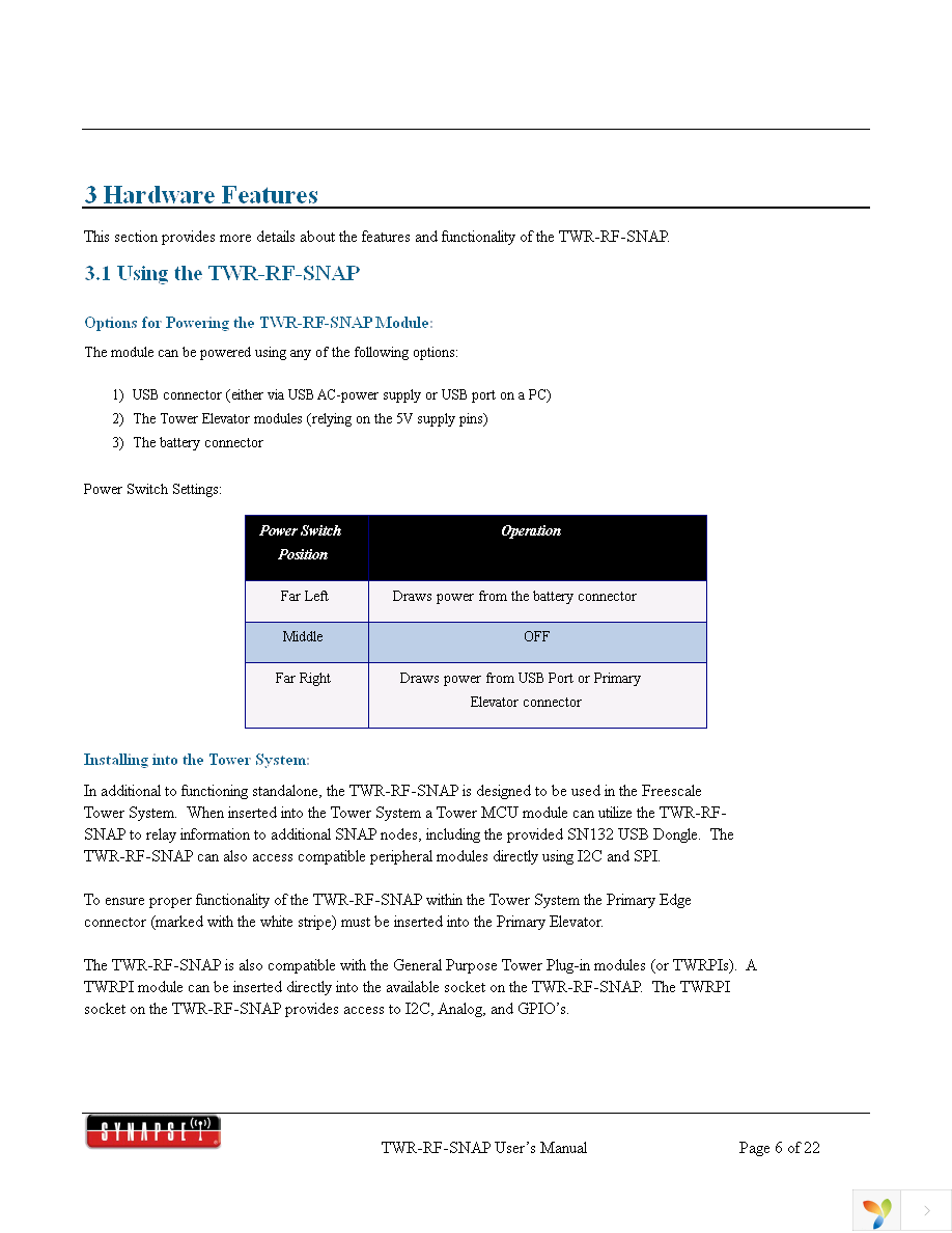 TWR-RF-SNAP Page 6