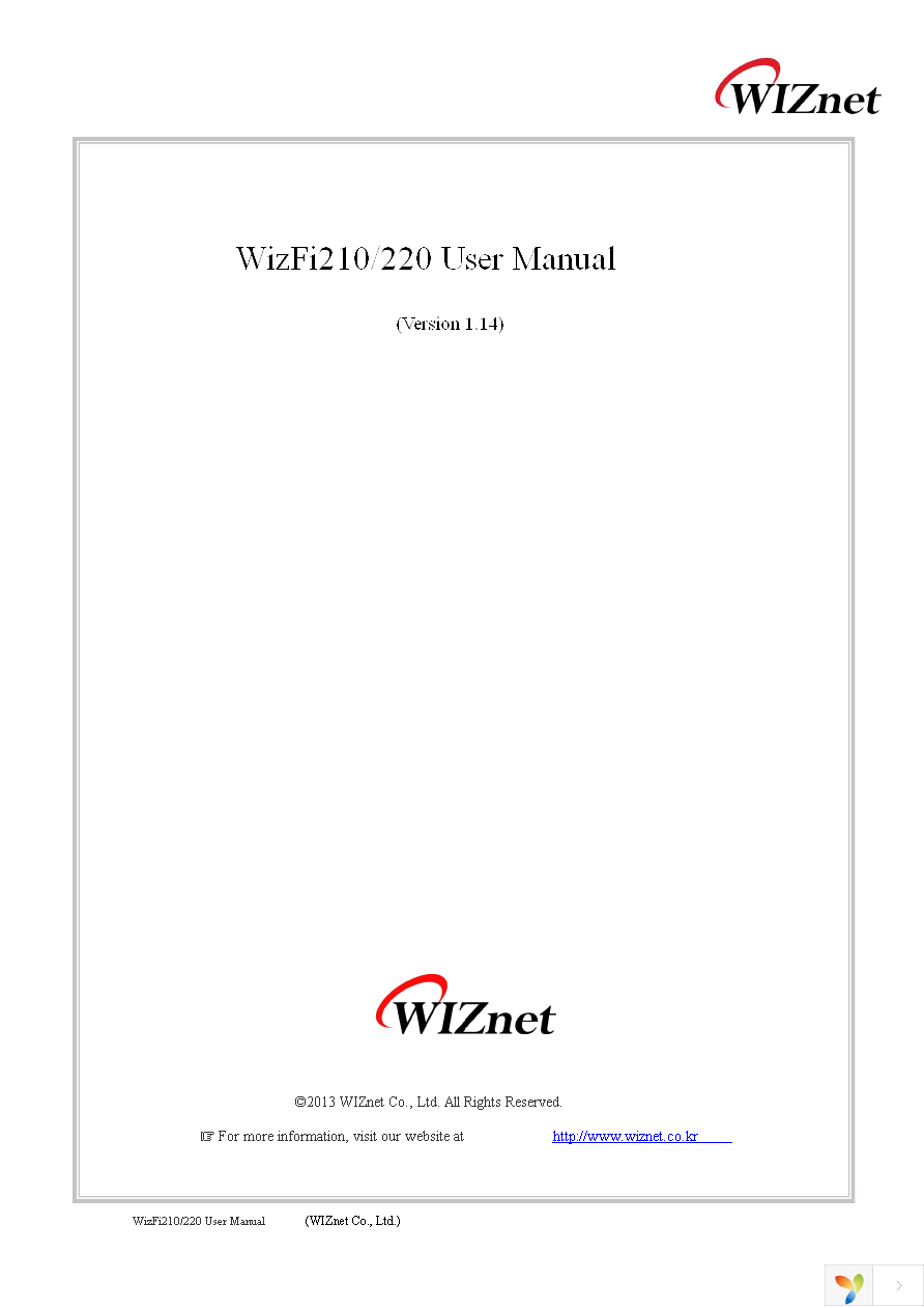 WIZFI210-EVB Page 1