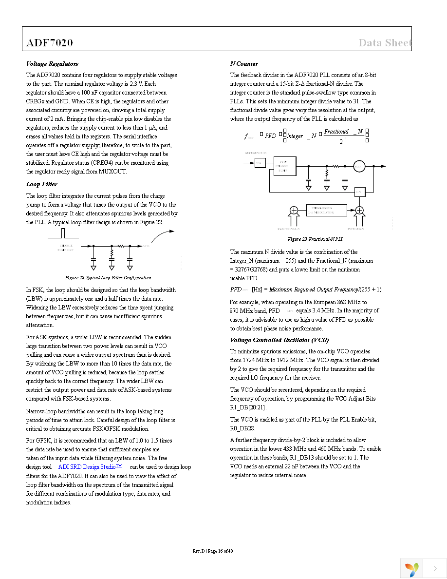 EVAL-ADF7020DBZ2 Page 16