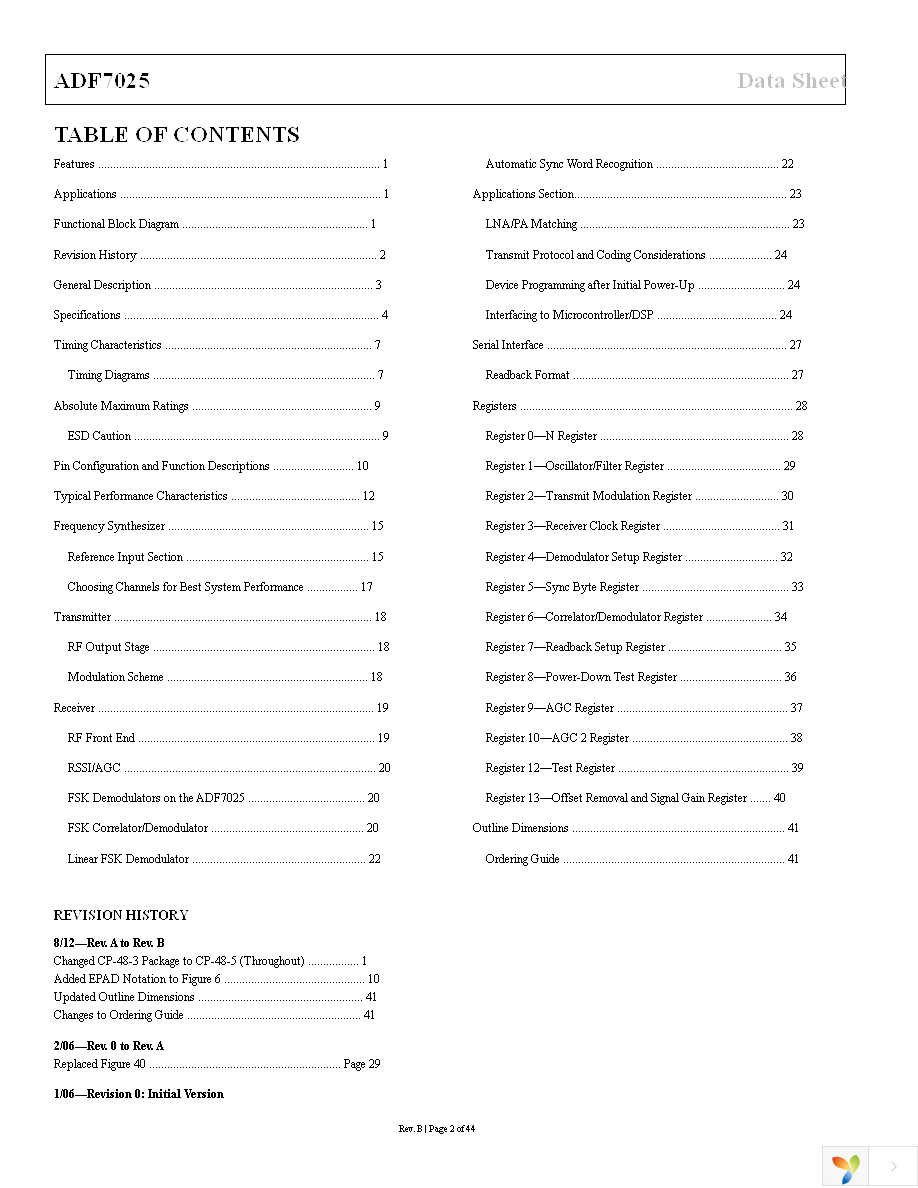 EVAL-ADF7025DBZ1 Page 2