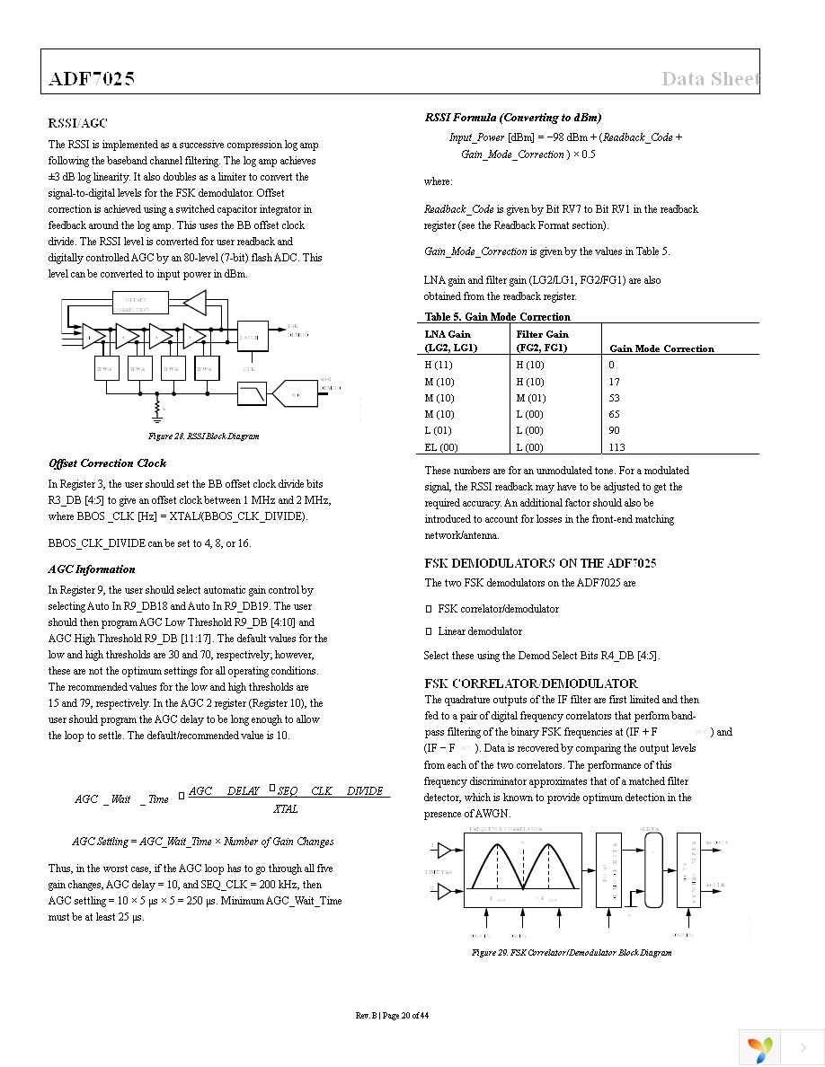 EVAL-ADF7025DBZ1 Page 20