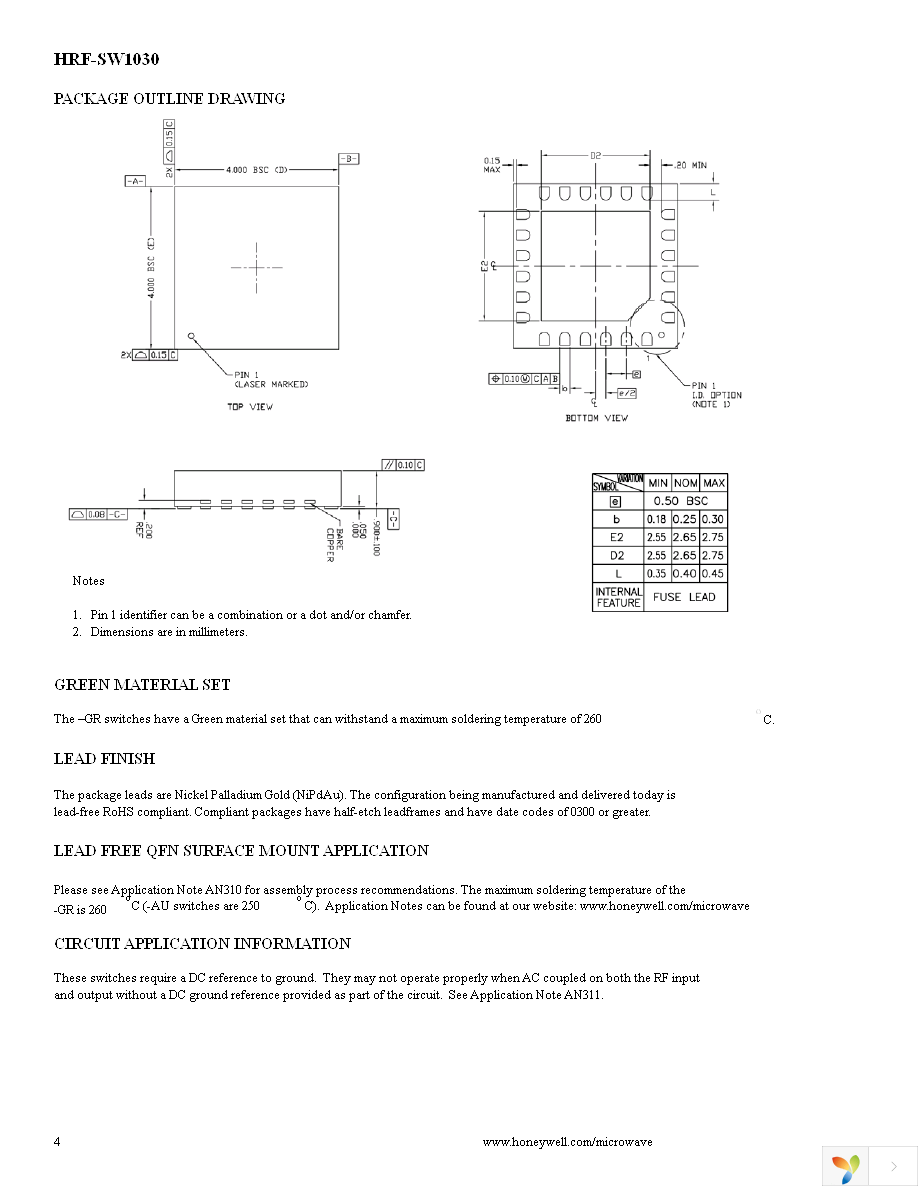 HRF-SW1030-E Page 4