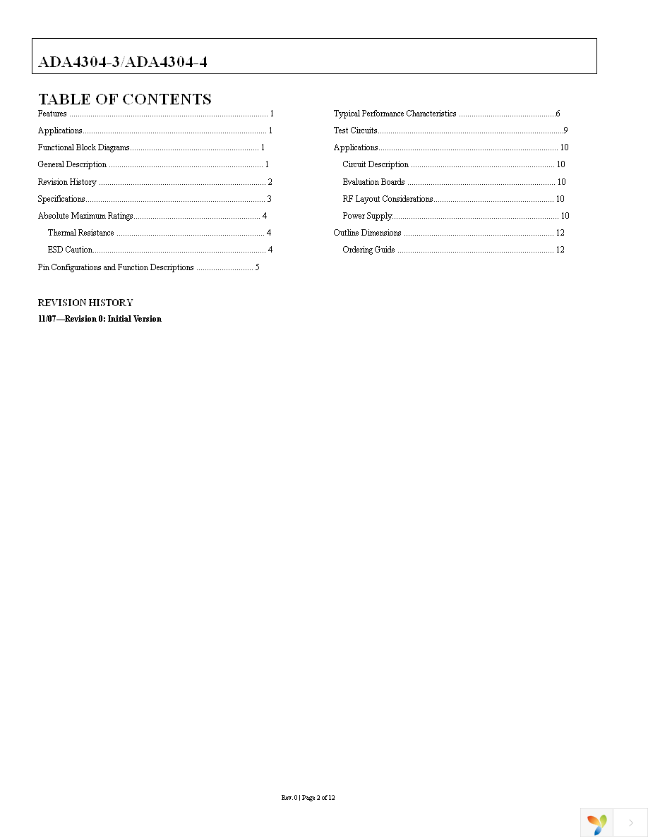 ADA4304-4ACPZ-EB Page 2