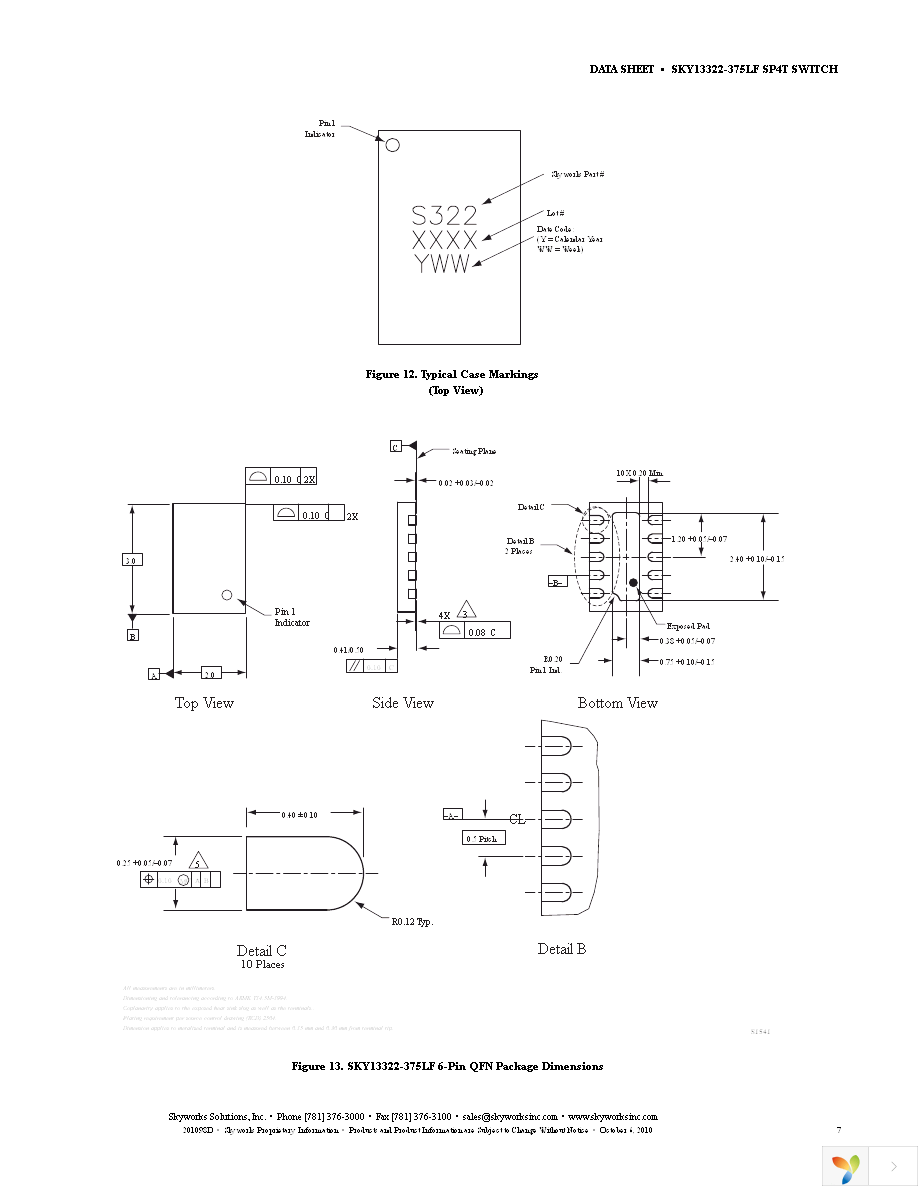 SKY13322-375LF-EVB Page 7