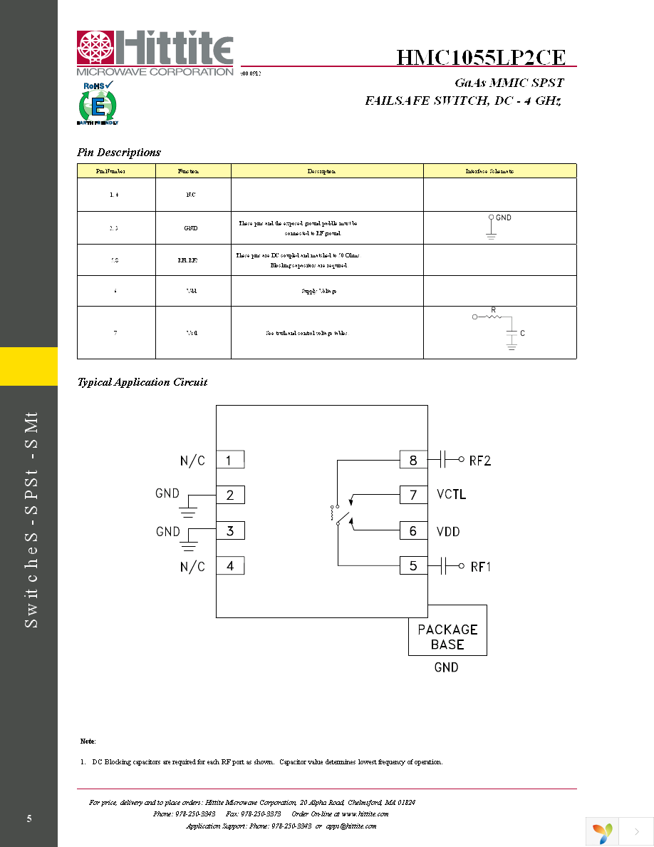 EVAL01-HMC1055LP2C Page 7