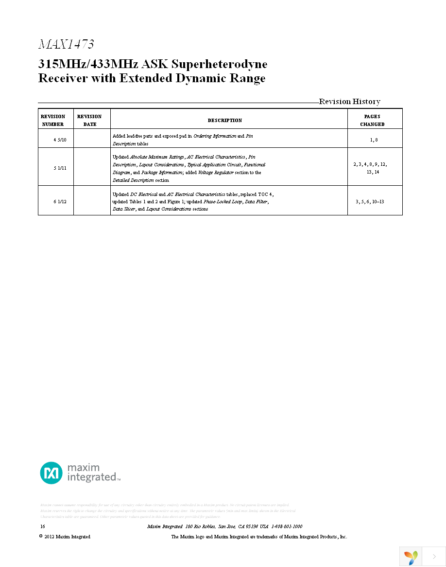 MAX1473EVKIT-315 Page 16