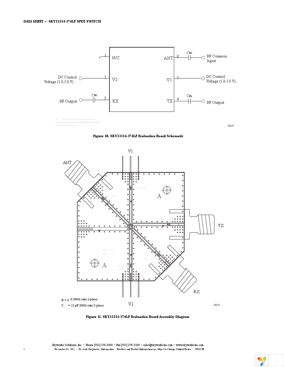 SKY13314-374LF-EVB Page 6