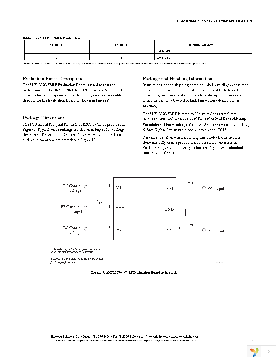 SKY13370-374LF_EVB Page 5