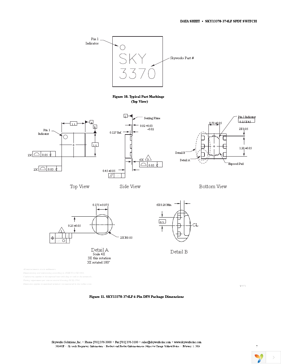 SKY13370-374LF_EVB Page 7