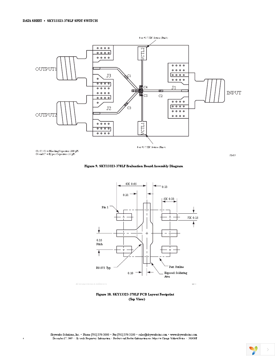 SKY13323-378LF-EVB Page 6