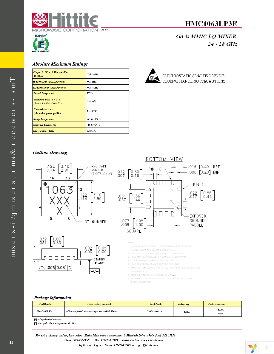 EVAL01-HMC1063LP3 Page 13