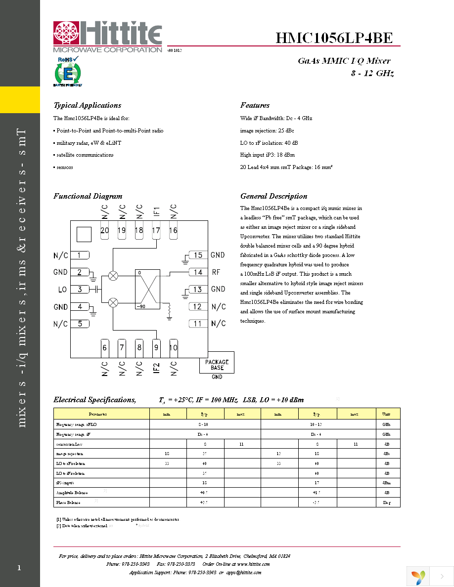 EVAL01-HMC1056LP4B Page 3