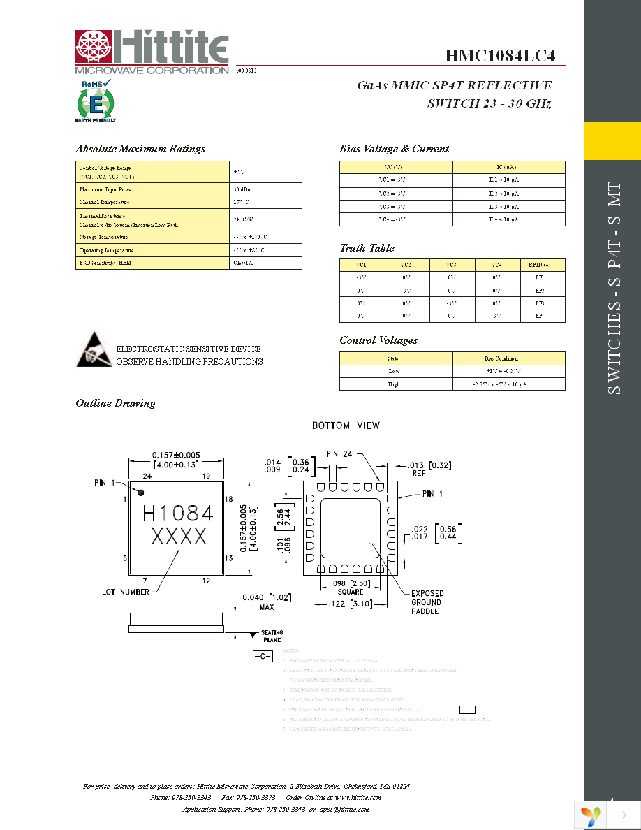 EVAL01-HMC1084LC4 Page 6