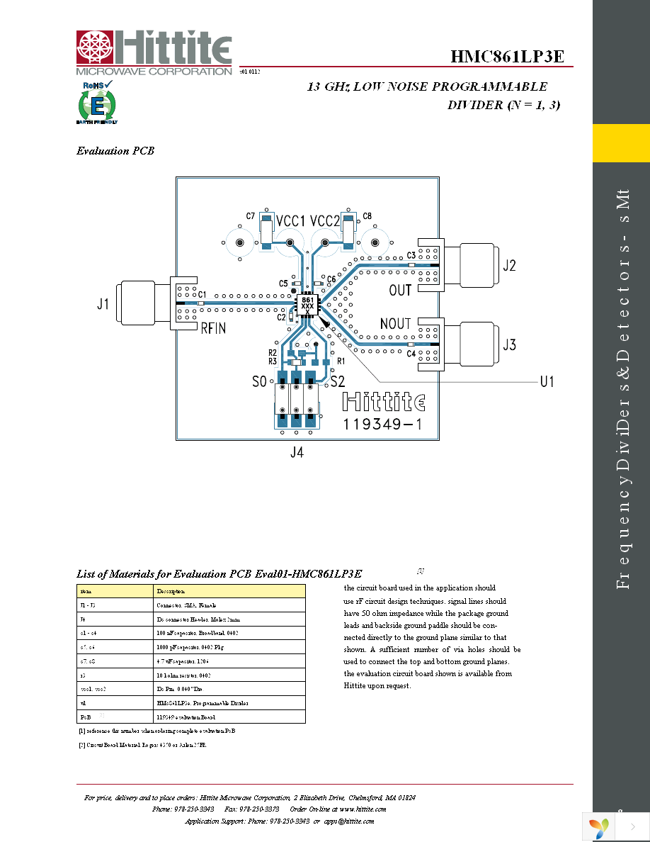 EVAL01-HMC861LP3E Page 10