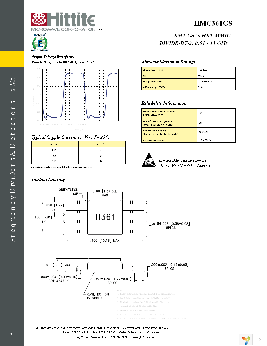 EVAL01-HMC361G8 Page 5