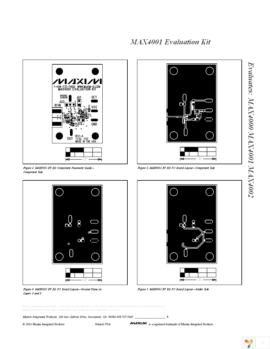 MAX4001EVKIT Page 5