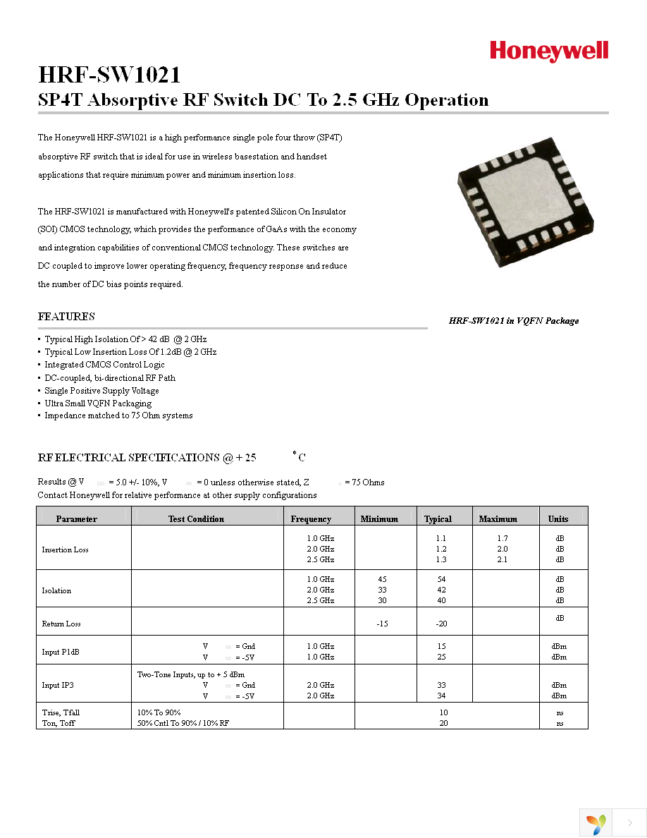 HRF-SW1021-E Page 1