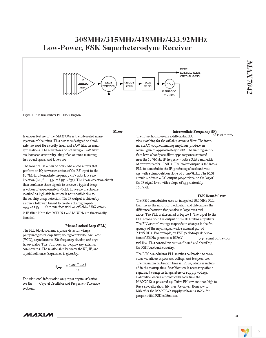 MAX7042EVKIT-433+ Page 11