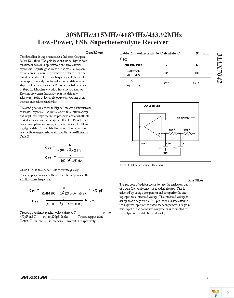 MAX7042EVKIT-433+ Page 13