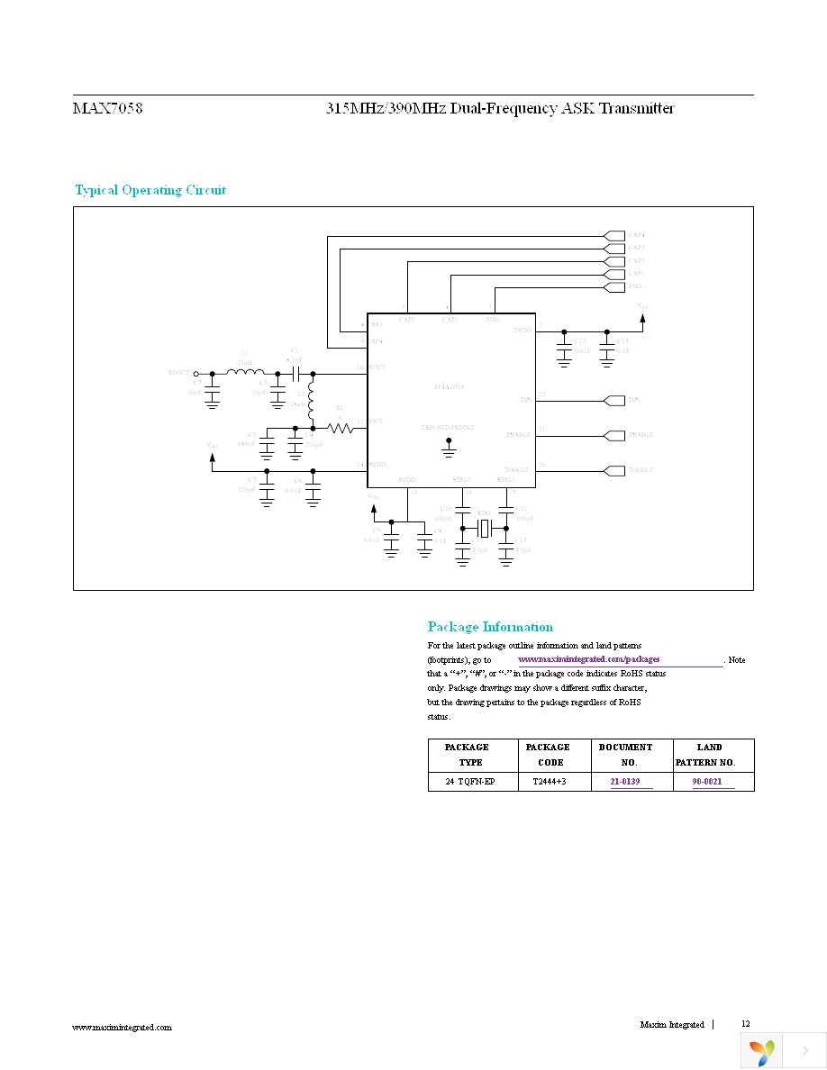 MAX7058EVKIT+ Page 12