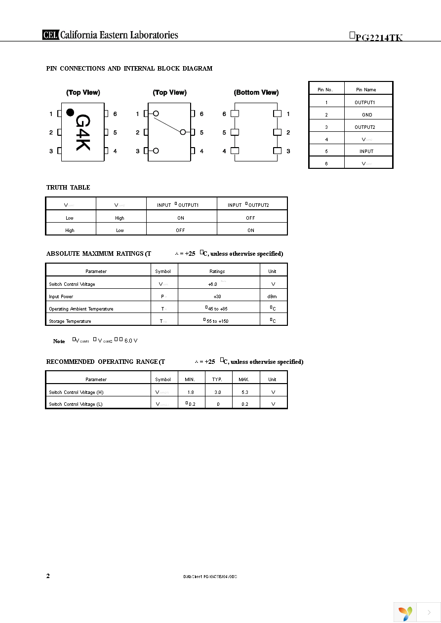 UPG2214TK-EVAL-A Page 2