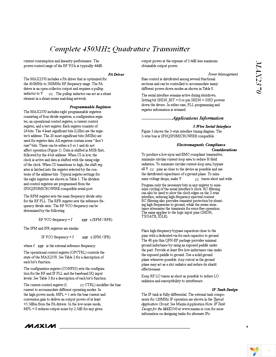 MAX2370EVKIT Page 9