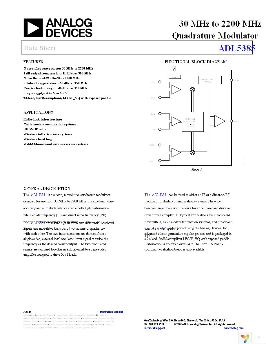 ADL5385-EVALZ Page 1