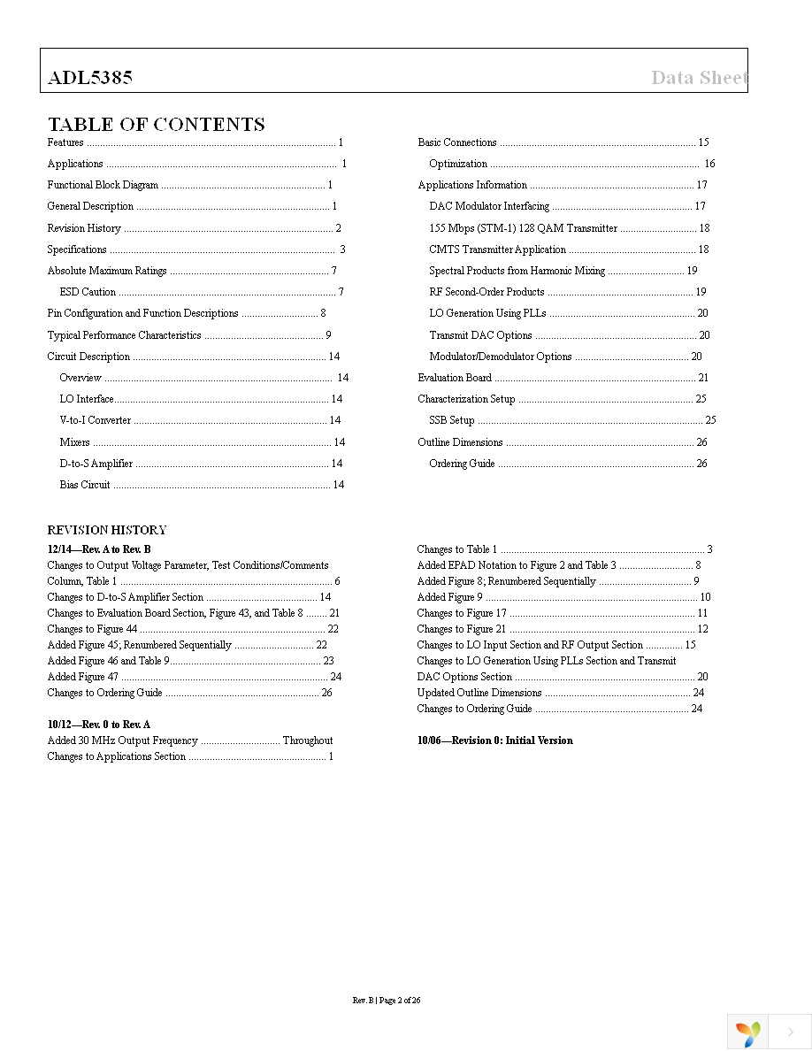 ADL5385-EVALZ Page 2