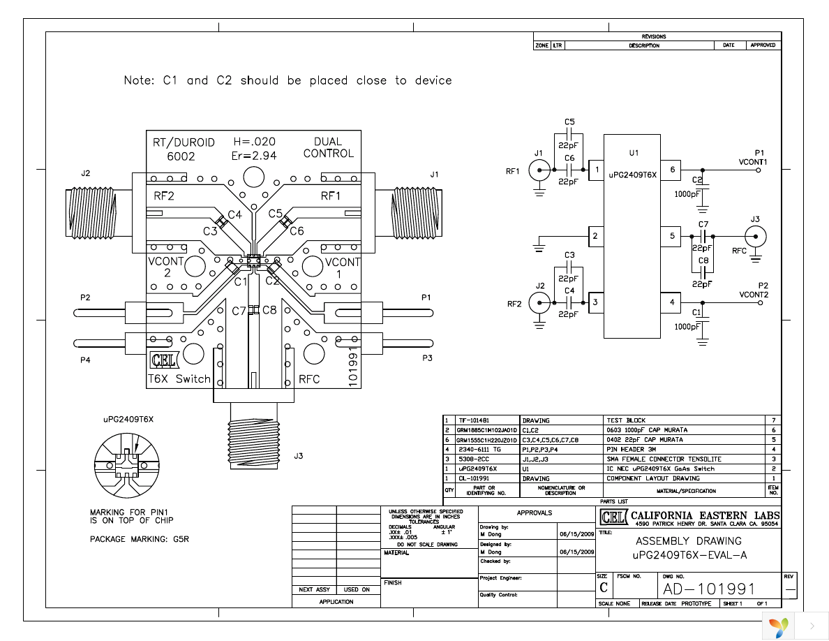 UPG2409T6X-EVAL-A Page 3