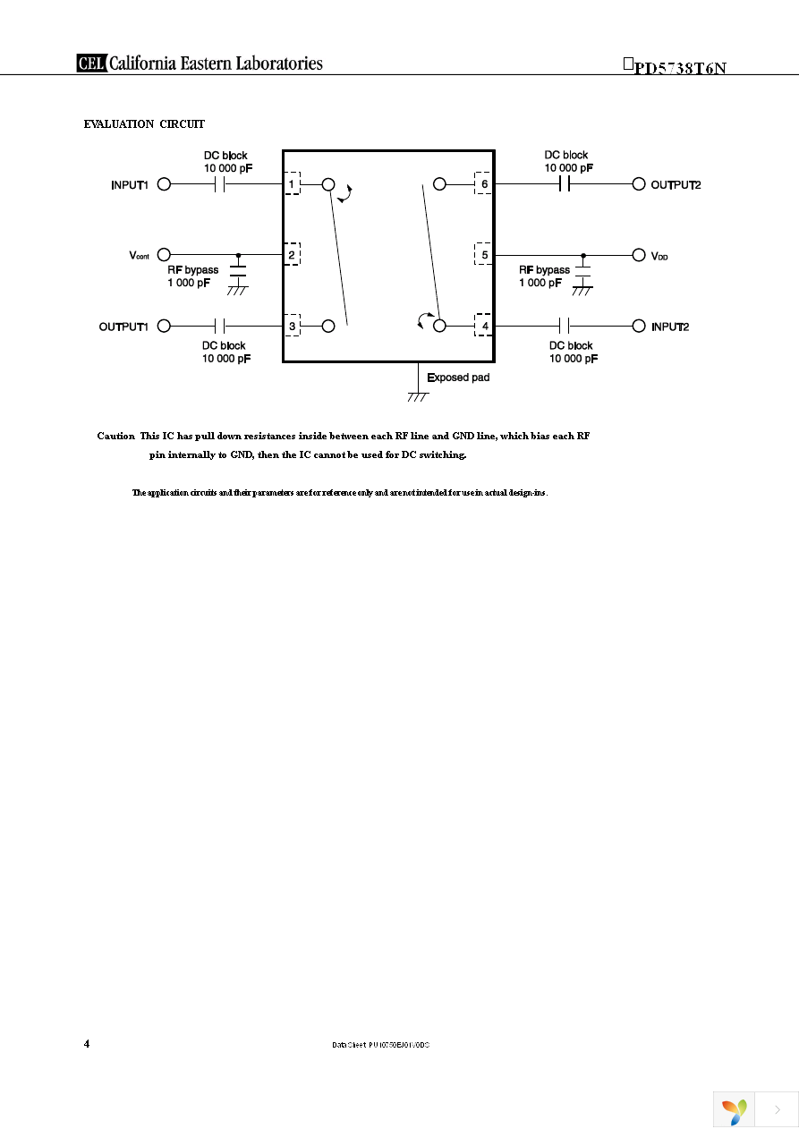 UPD5738T6N-EVAL-A Page 4