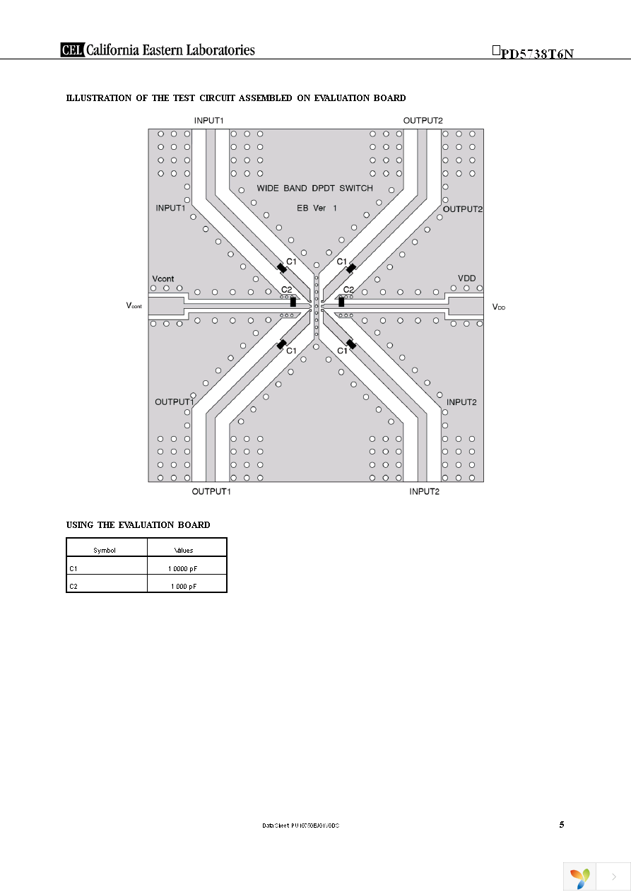 UPD5738T6N-EVAL-A Page 5