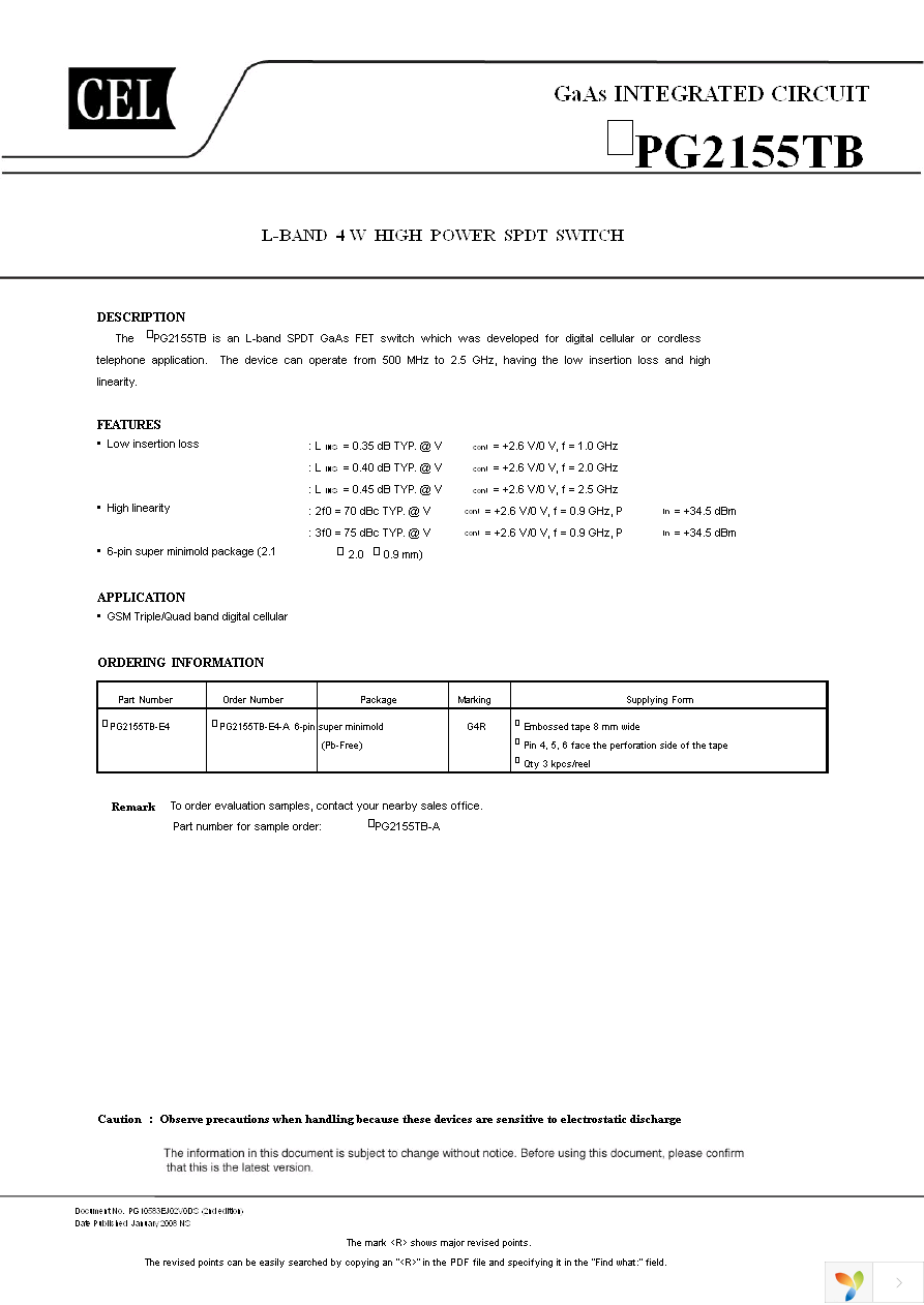 UPG2155TB-EVAL-A Page 1