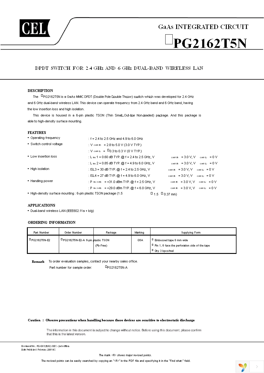 UPG2162T5N-EVAL-A Page 1