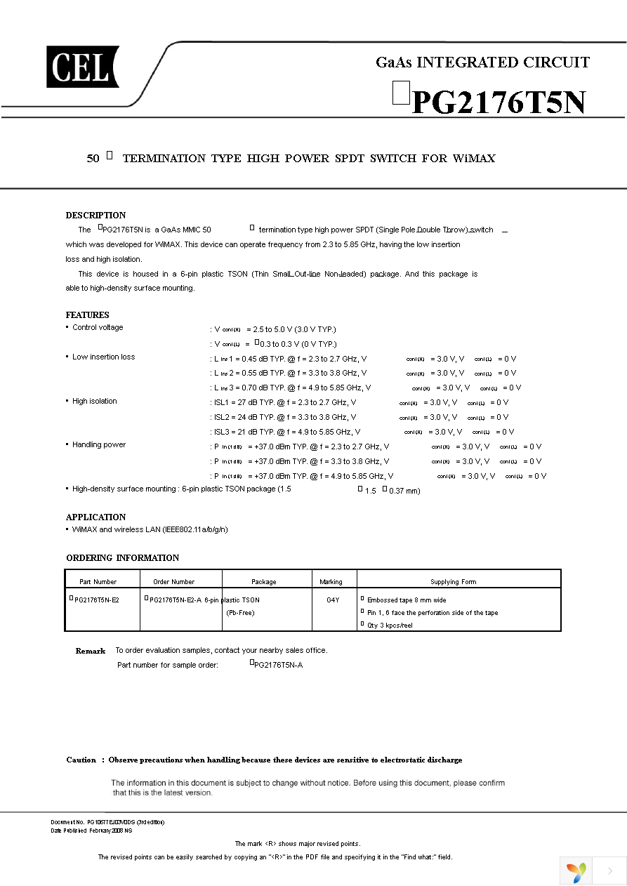 UPG2176T5N-EVAL-A Page 1