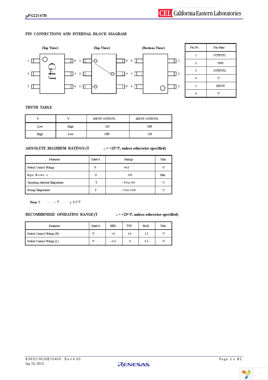 UPG2214TB-EVAL-A Page 2