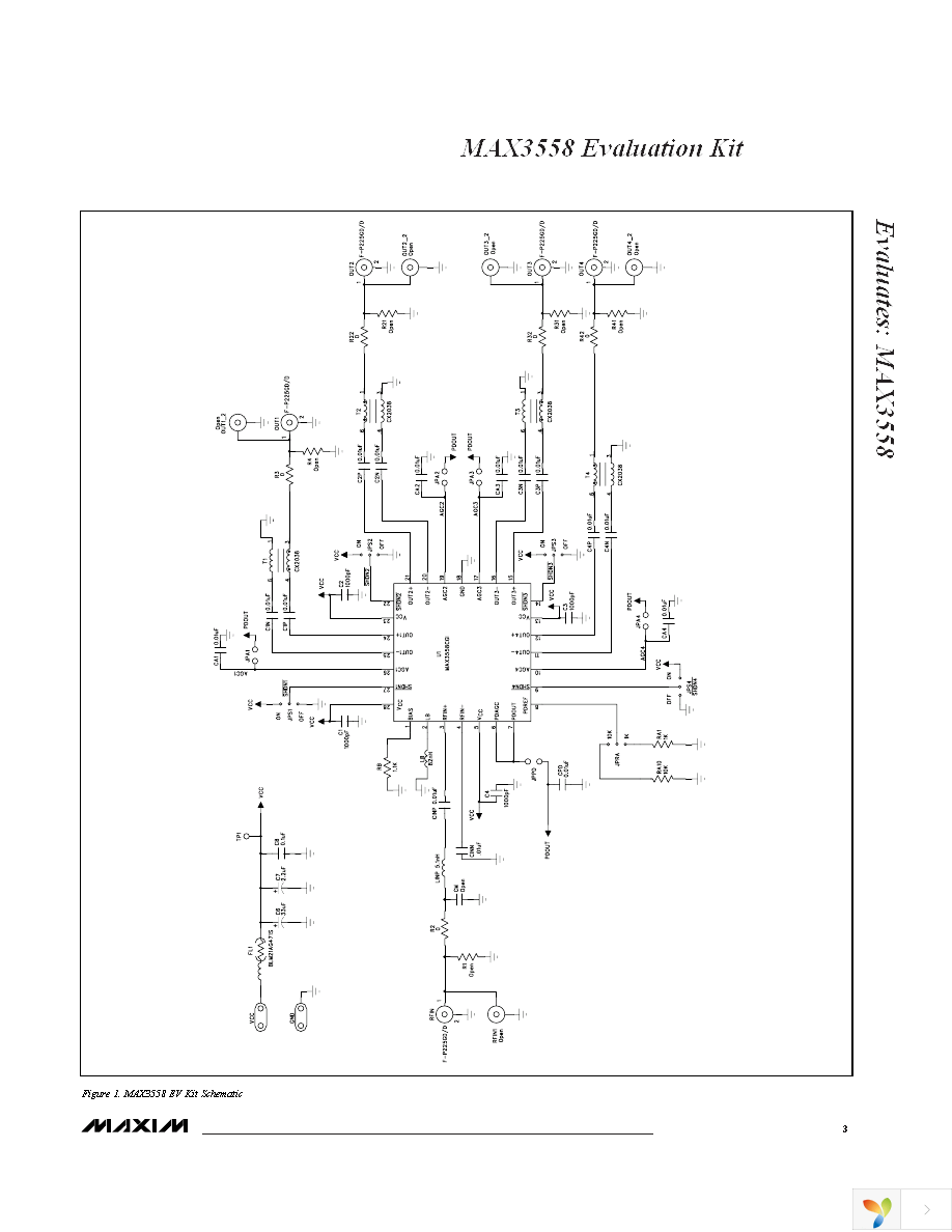 MAX3558EVKIT Page 3