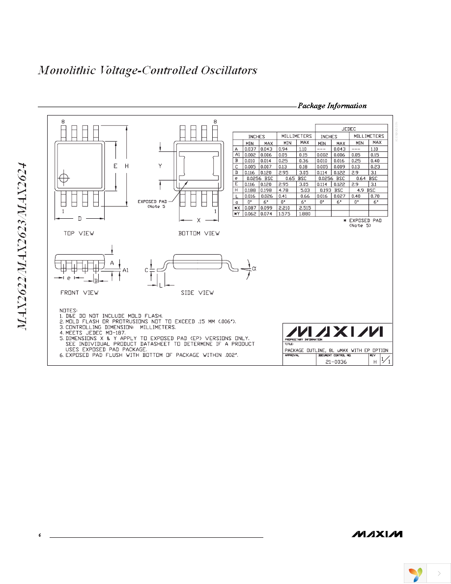 MAX2624EVKIT Page 6