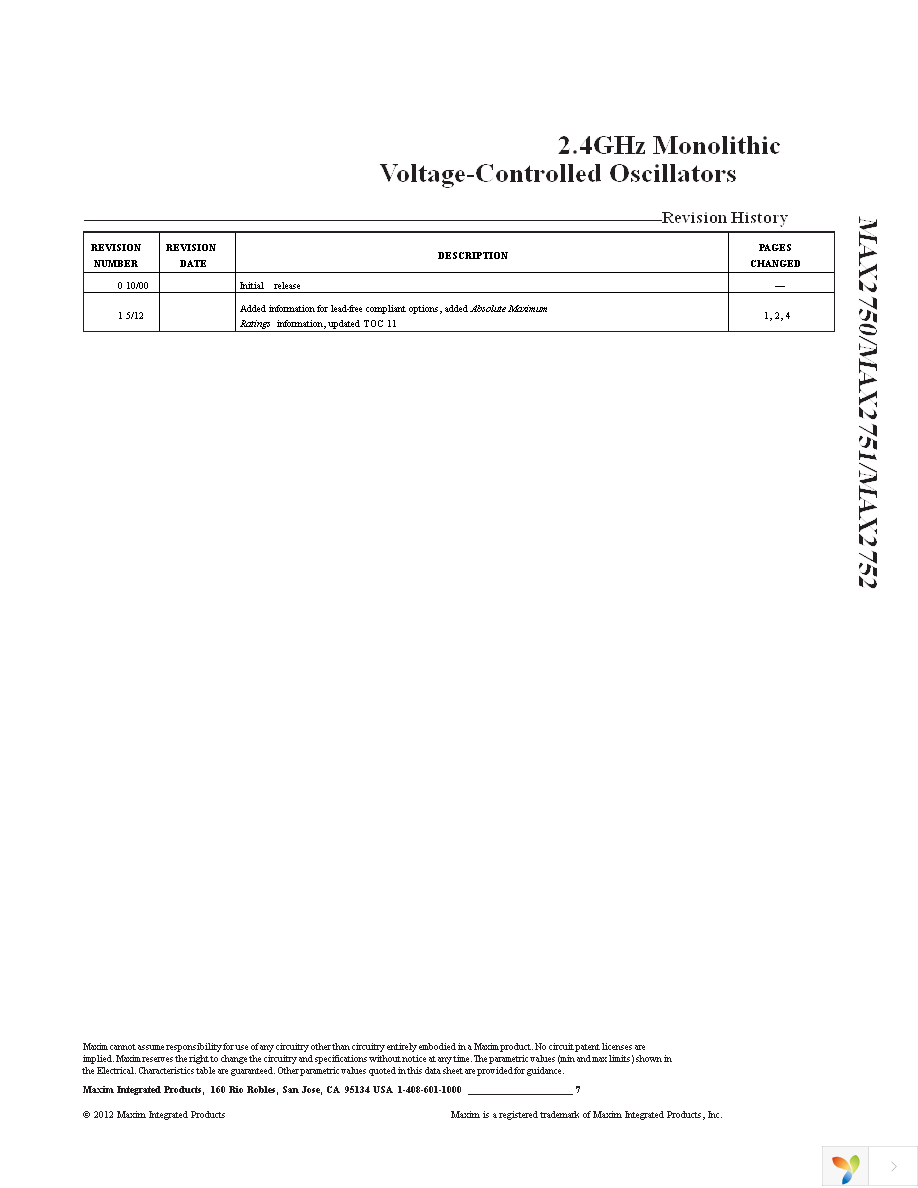 MAX2752EVKIT Page 7