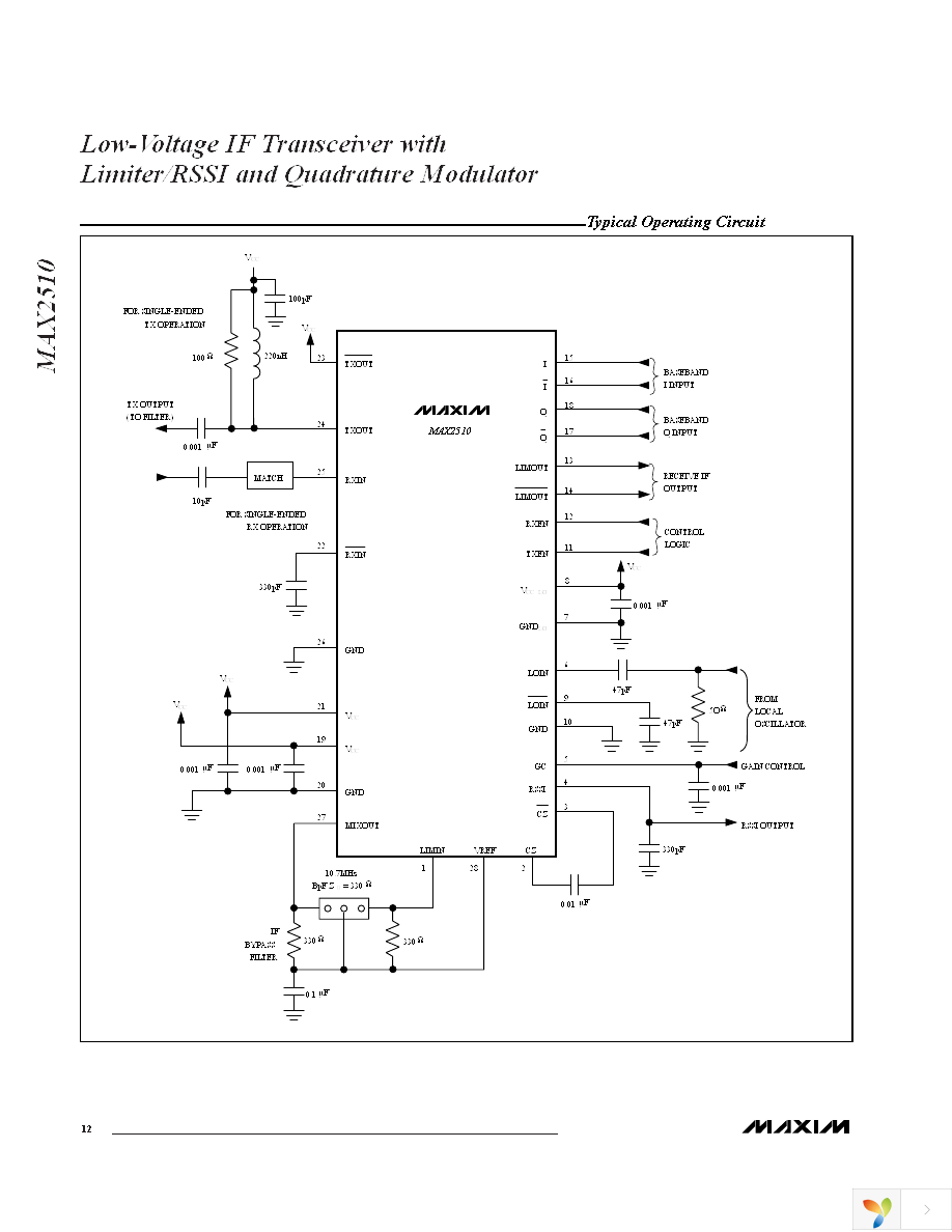 MAX2510EVKIT-SO Page 12