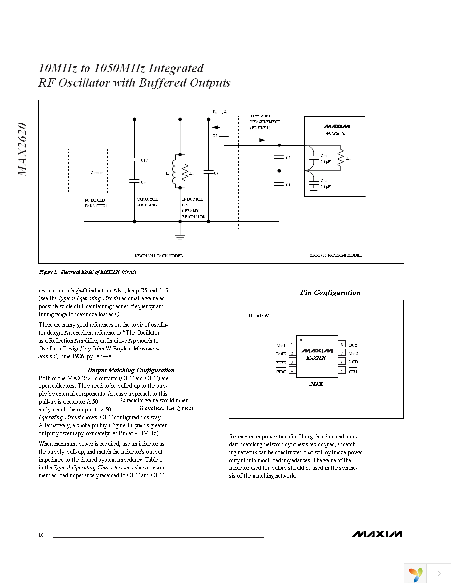 MAX2620EVKIT Page 10