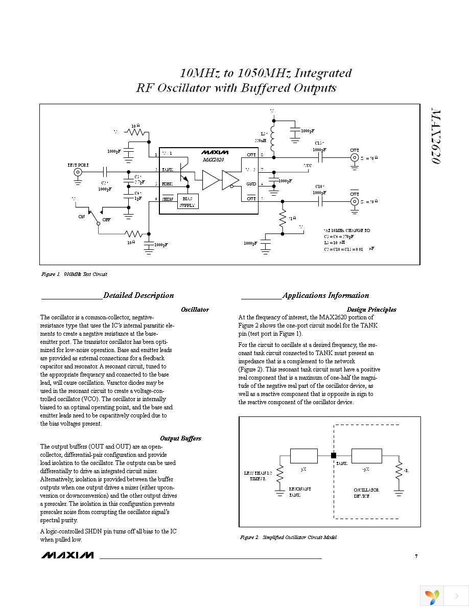 MAX2620EVKIT Page 7