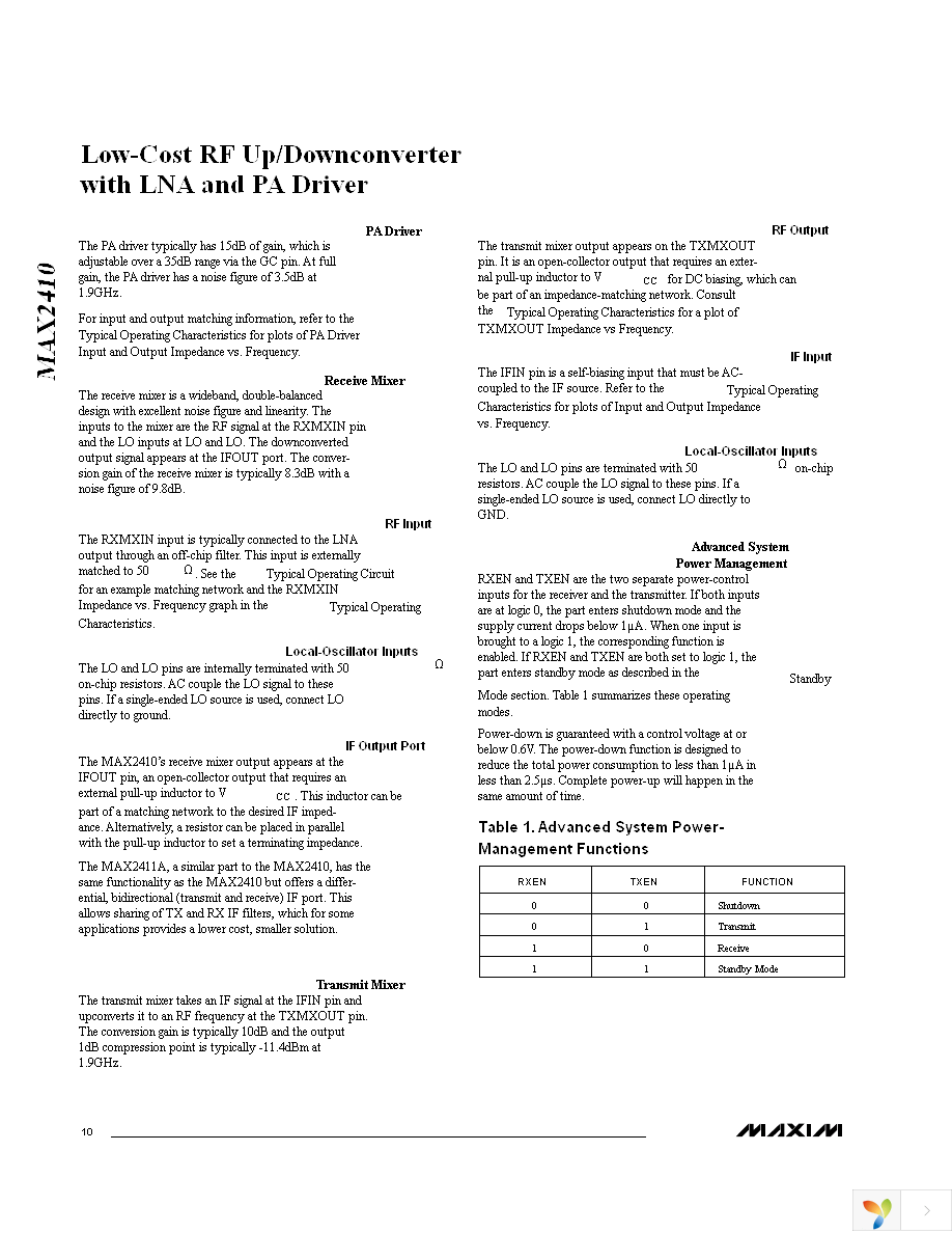 MAX2410EVKIT Page 10