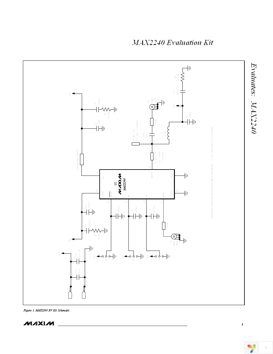 MAX2240EVKIT Page 3