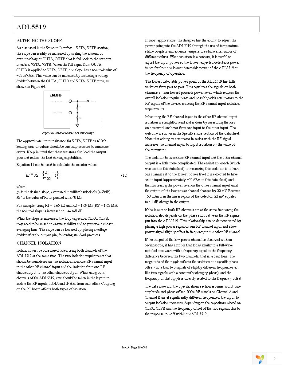 ADL5519-EVALZ Page 26